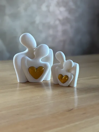Couple In Love With Heart